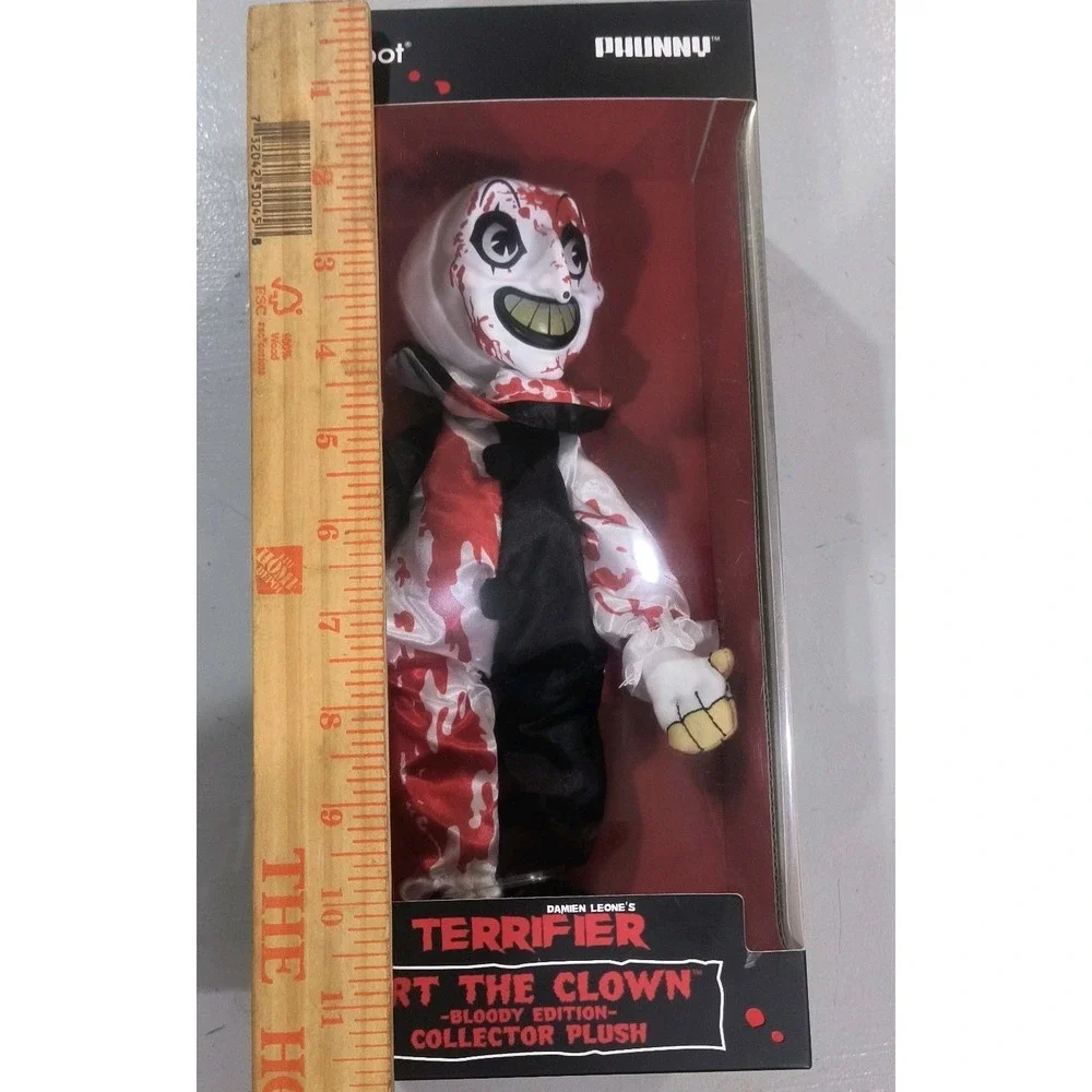 KIDROBOT PHUNNY TERRIFIER ART THE CLOWN BLOODY EDITION COLLECTOR PLUSH NEW
